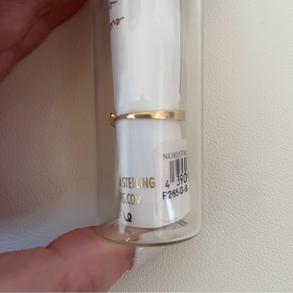 NWT Kris Nations “love” script 18k Gold Ring New Gift Jewelry Women’s size 6 - Picture 6 of 13